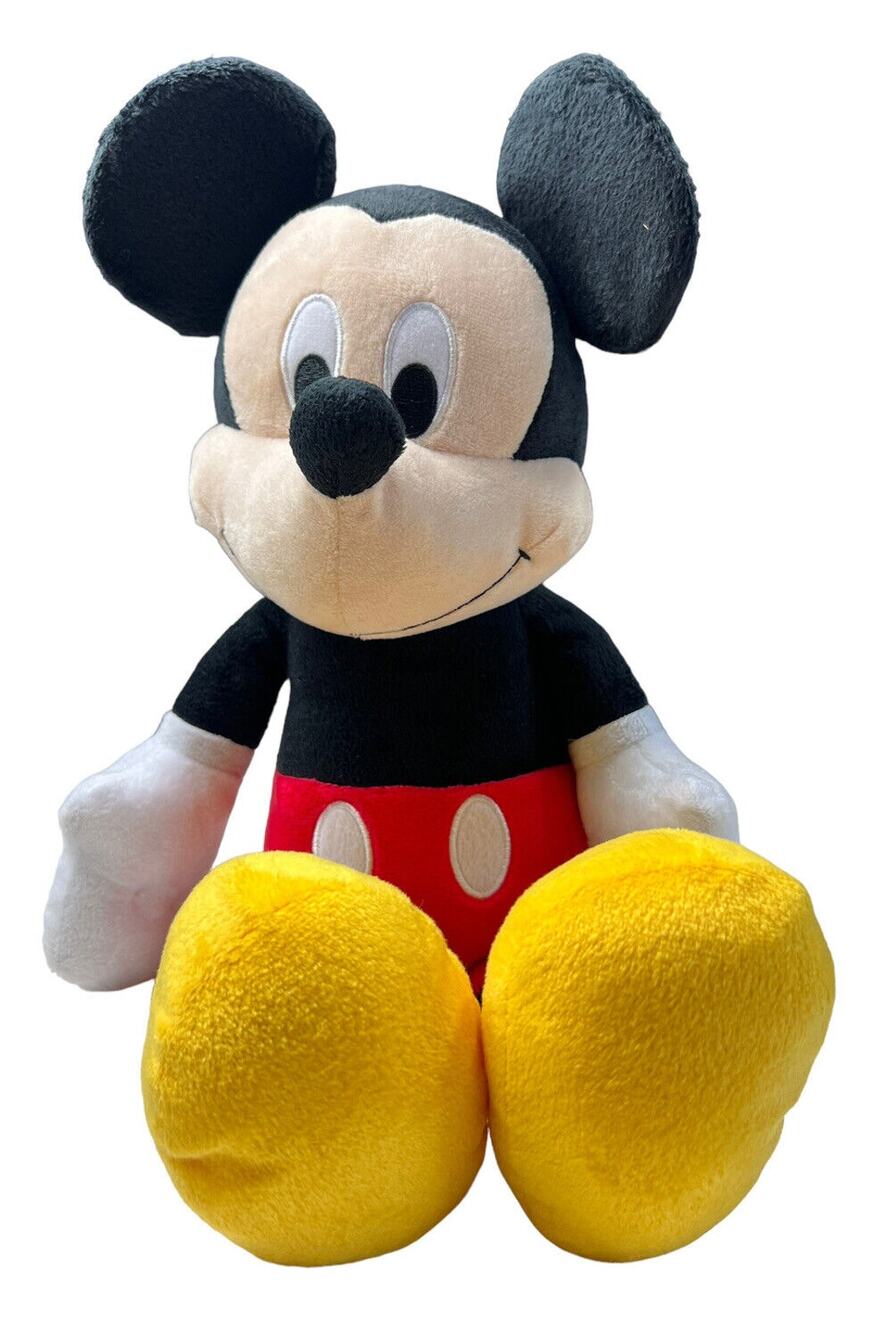 Disney Mickey Mouse 20" Plush Toy Stuffed Animal Doll Classic EUC Child Teen